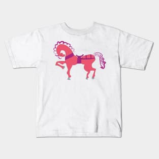 Pink HORSE Kids T-Shirt